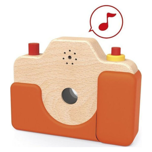 Janod Φωτογραφική Μηχανή από Ξύλο με Ήχους για 18+ Μηνών