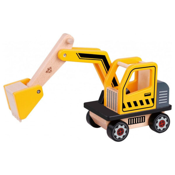 Tooky Toys Wooden Excavator Toy