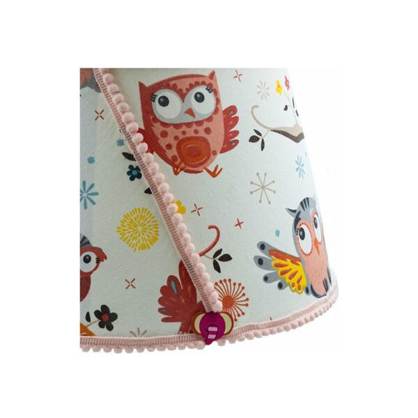 Happy Owl Μονόφωτο Παιδικό Φωτιστικό Κρεμαστό Πορτοκαλί